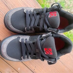 Adidas Five Ten Black and Red Flat Pedal Mountain Biking Shoes